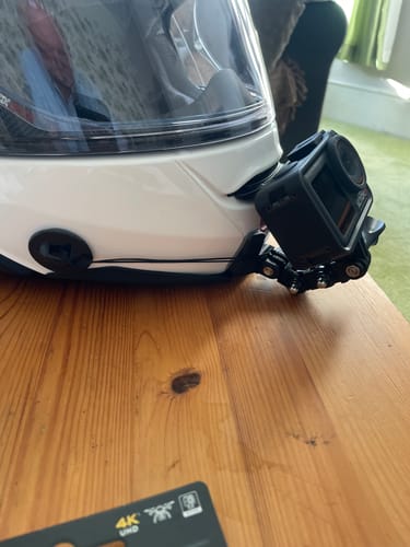 Customer photo review of Shoei Neotec 2 Camera Mount