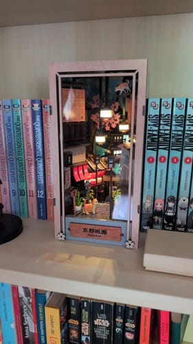 Customer photo review of Kyoto Gion Book Nook Kit