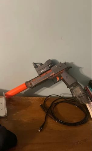 Customer photo review of Electric Water Blaster with LED Lights