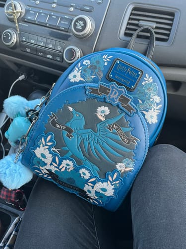 Customer photo review of Loungefly Warner Brothers Harry Potter Ravenclaw House Tattoo Mini Backpack