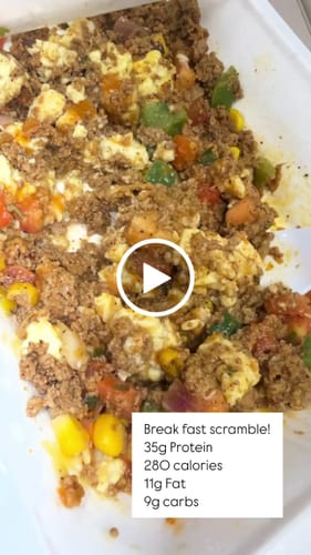 Customer video review of Morning Scramble