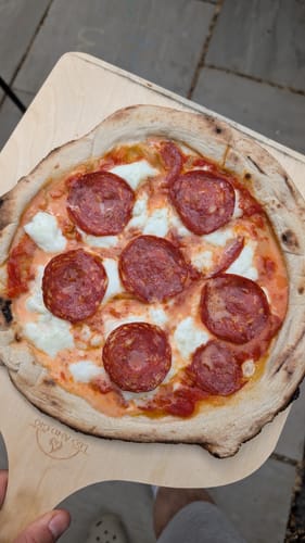 Customer photo review of Sourdough Pizza Bases