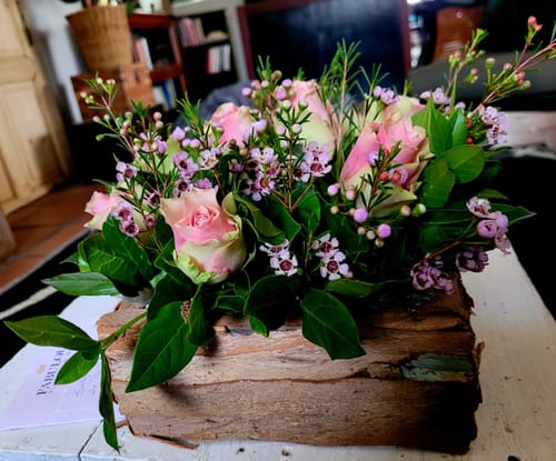 Customer photo review of Dusty Pink Rose Box