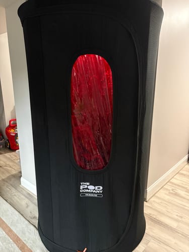 Customer photo review of The Sauna Pod