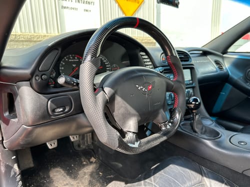 Customer photo review of Genuine Carbon Fiber Steering Wheel For C5 Corvette 1997-2004
