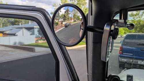 Customer photo review of JK & JKU Front Loop Grab Handles