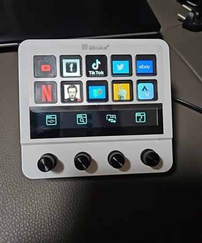 Customer photo review of MiraBox N4 Stream Deck Studio Controller with Customisable Touch Strip Dials and LCD Keys