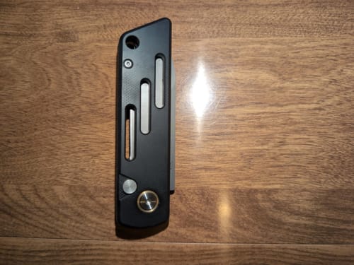 Customer photo review of VT Hollow D2 Switchblade Knife