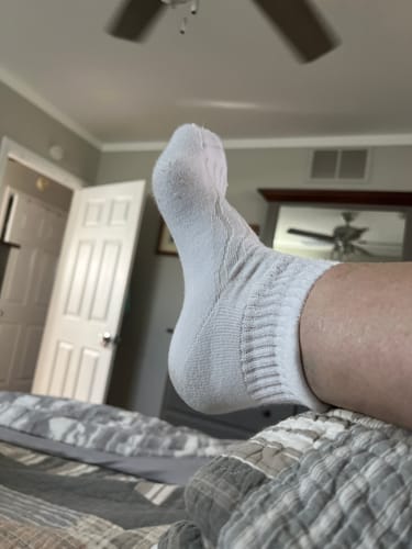 Customer photo review of Unisex Premium Ultra Soft Bamboo Socks, 2 Pairs - US Free-Shipping For Try