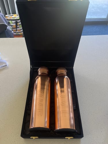 Customer photo review of Love Water Bottles - Gift Set