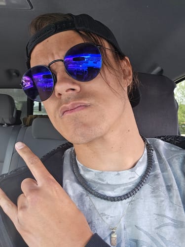 Customer photo review of Helvenom - Stainless Steel Serpent Necklace