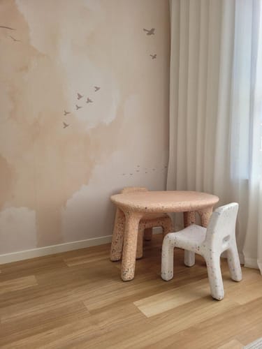 Customer photo review of Confetti Children's Table & Chair Set