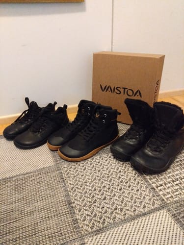 Customer photo review of Vaistoa Tuohi -paljasjalkaretkeilykengät
