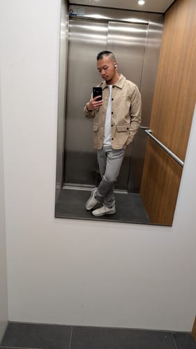 Customer photo review of Performance Pants - Ljusgrå