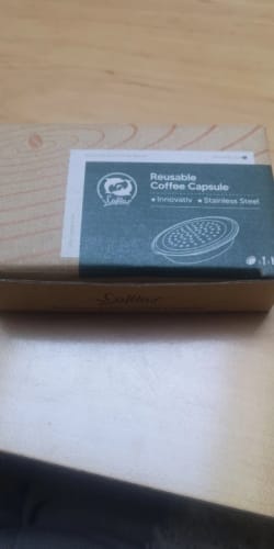 Customer photo review of Capsule Reutilisable Senseo en Acier Inoxydable