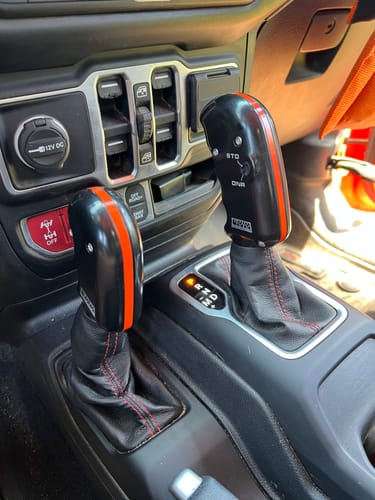 Customer photo review of Jeep JL or JT Shifter Package