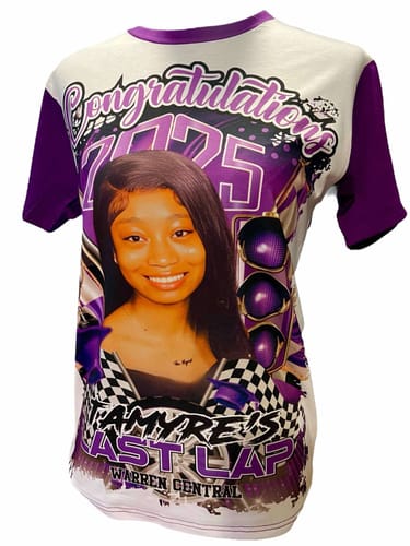 Customer photo review of Red N White Tee - CLEARANCE