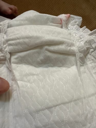 Customer photo review of Wispy Cloud Diaper Bundles
