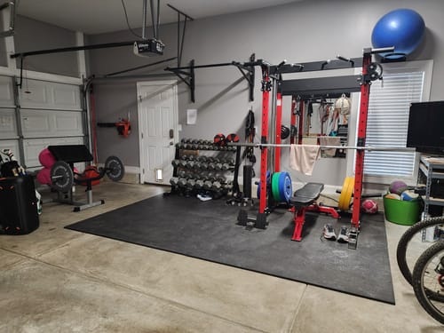 Customer photo review of Major Fitness F22 All-In-One Home Gym Power Rack
