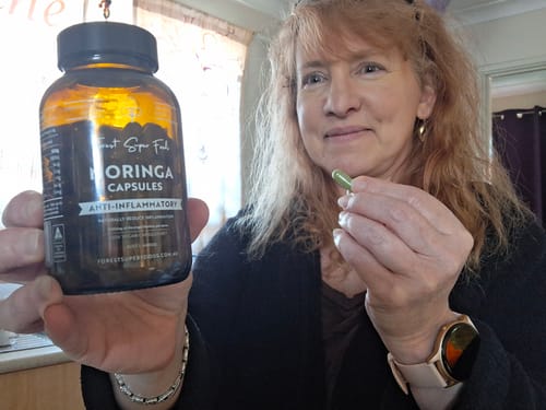 Customer photo review of Organic Moringa Capsules