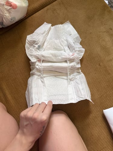 Customer photo review of Wispy Cloud Diaper Bundles