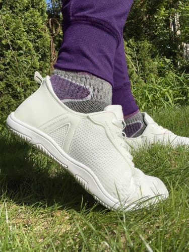 Customer photo review of HF Stride – Hands-Off & Ergonomic Barefoot Shoes (Unisex)