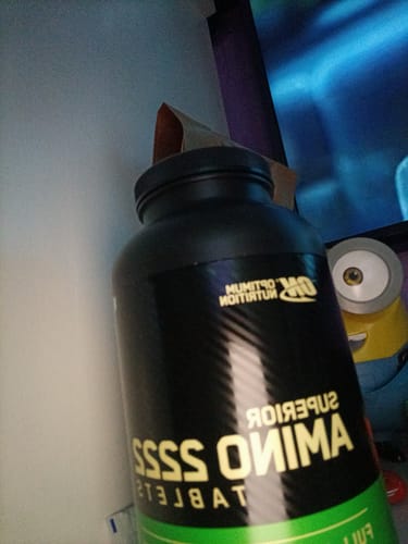 Customer photo review of Optimum Nutrition Super Amino 2222 Tabs 320 Tabletas