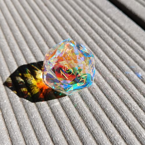 Customer photo review of Dragon Gem - XL 30mm Glas D20 (Diamondcut)
