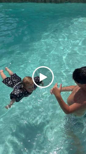 Customer video review of Neoprene Kids Arm Float in Jagger