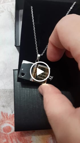 Customer video review of Portachiavi/Collana Book ~ Frase Silente (HP)