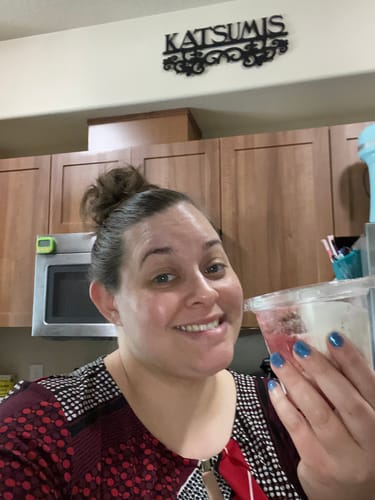 Customer photo review of Strawberry Pineapple Probiotic Parfait