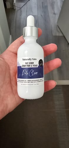 Customer photo review of Pore Clear: Niacinamide + Zinc Powered Anti-Aging + Blemish Control Face Serum