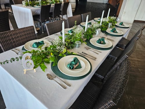 Customer photo review of Personalised Place Settings