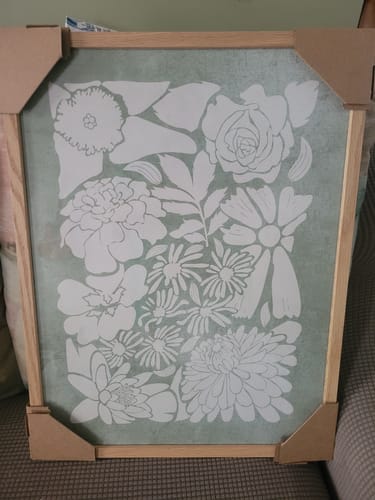 Customer photo review of Minimalist Family Flower Illustration