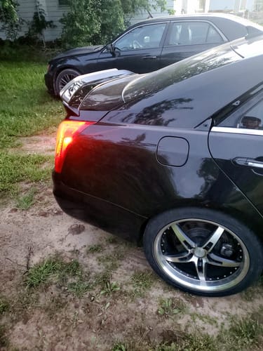 Customer photo review of 2016-19 Cadillac CTS-V / 2014-19 CTS Wickerbill Rear Spoiler