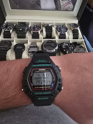 Customer photo review of Reloj Casio Vintage DW-290-1VS (Misión Imposible)