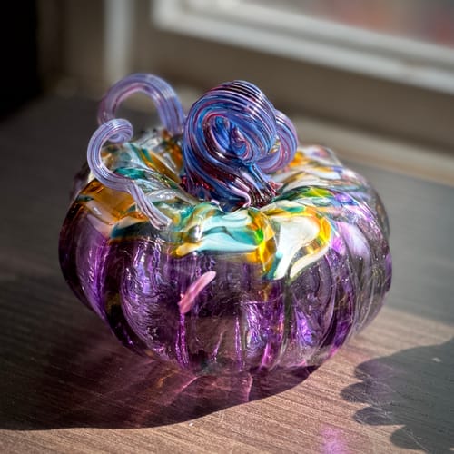 Customer photo review of shh... SECRET $20 VIP Mystery Glass Pumpkin