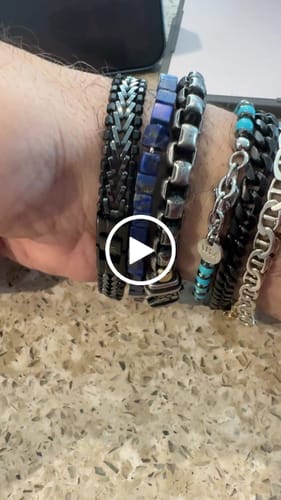 Customer video review of Azure Waves Bracelet
