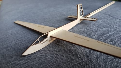 Customer photo review of SZD-21 Kobuz 3 Stick Flugzeugmodell Bausatz | Pure Planes