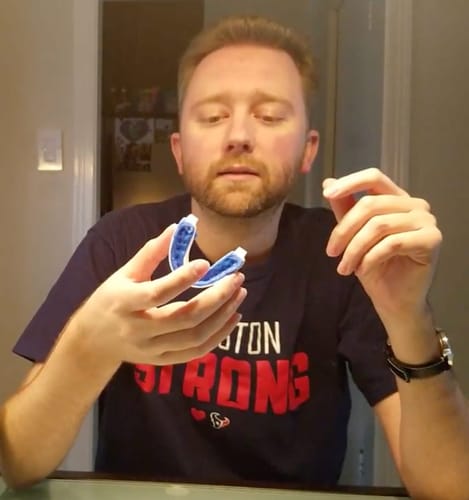 Customer photo review of All-in-One Anti-Schnarch-Schiene (Zahnschutz)