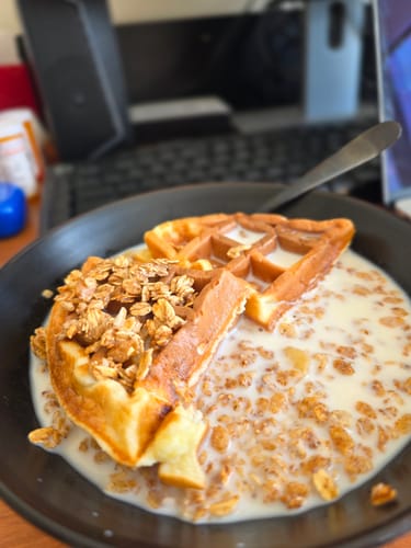 Customer photo review of Zen Protein Waffles - Classic