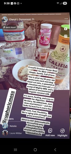 Customer photo review of Cinnamon Sea Moss Gel