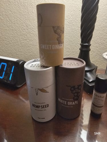 Customer photo review of Sweet Ginger Vapor Rub