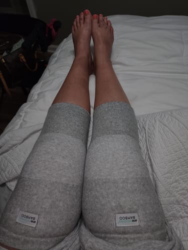 Customer photo review of Premium Bamboo Knee Sleeve (Single)