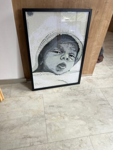 Customer photo review of Dein Wunschmotiv - als Diamond Painting (eckige Steine)