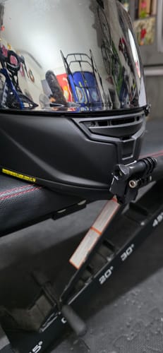 Customer photo review of Shoei X-14/X-Spirit III Camera Mount