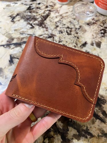 Customer photo review of Western Bifold Wallet