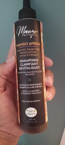 Customer photo review of Shampoing clarifiant MANGO AFRIKA