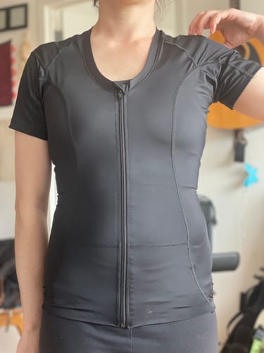 Customer photo review of Posture Shirt For Women - Zipper