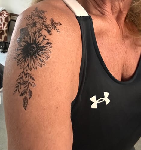 Customer photo review of Blossoming Sunflower